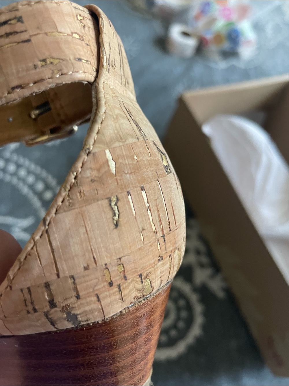 Söfft Cork Strappy Sandal — Natural Cork - Picture 10 of 12